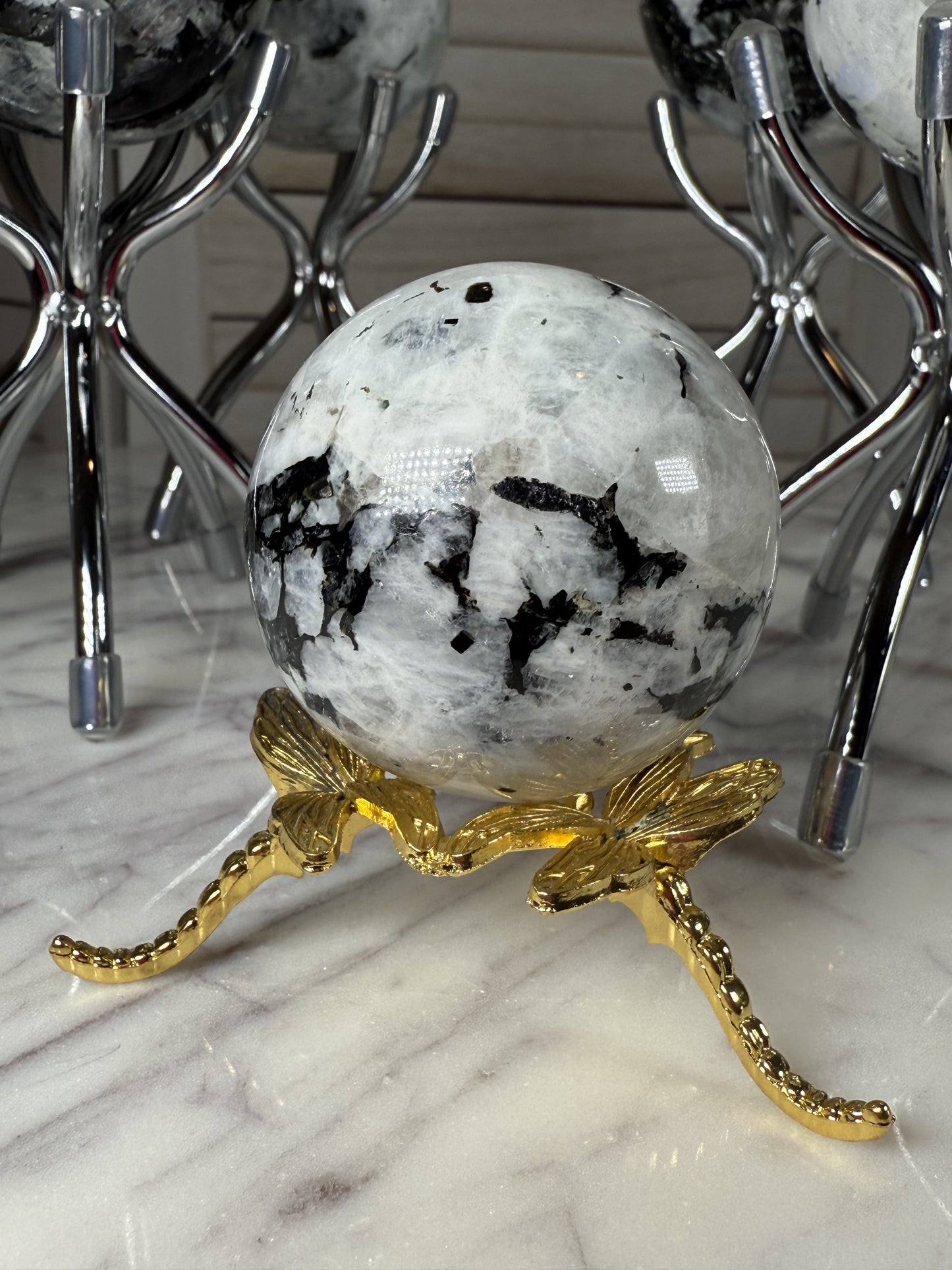 Rainbow Moonstone Sphere