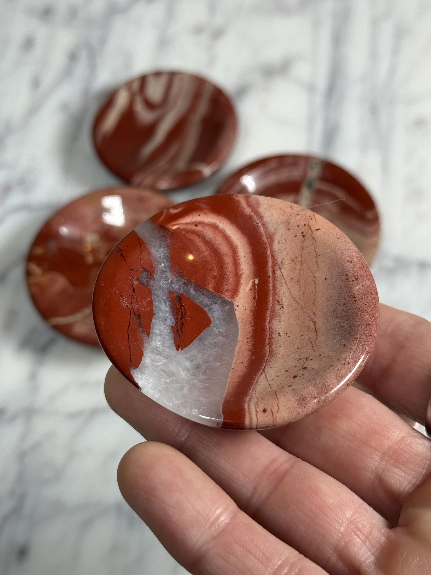 Red Jasper Small Dish / Sphere Holder