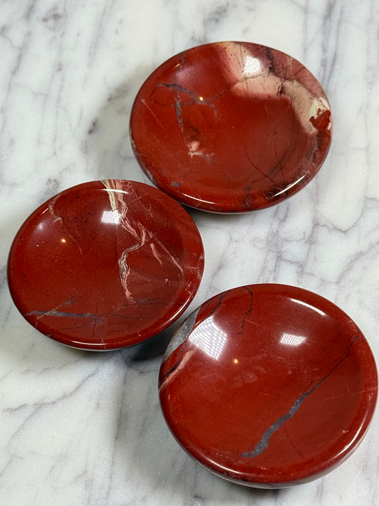 Red Jasper Small Dish / Sphere Holder
