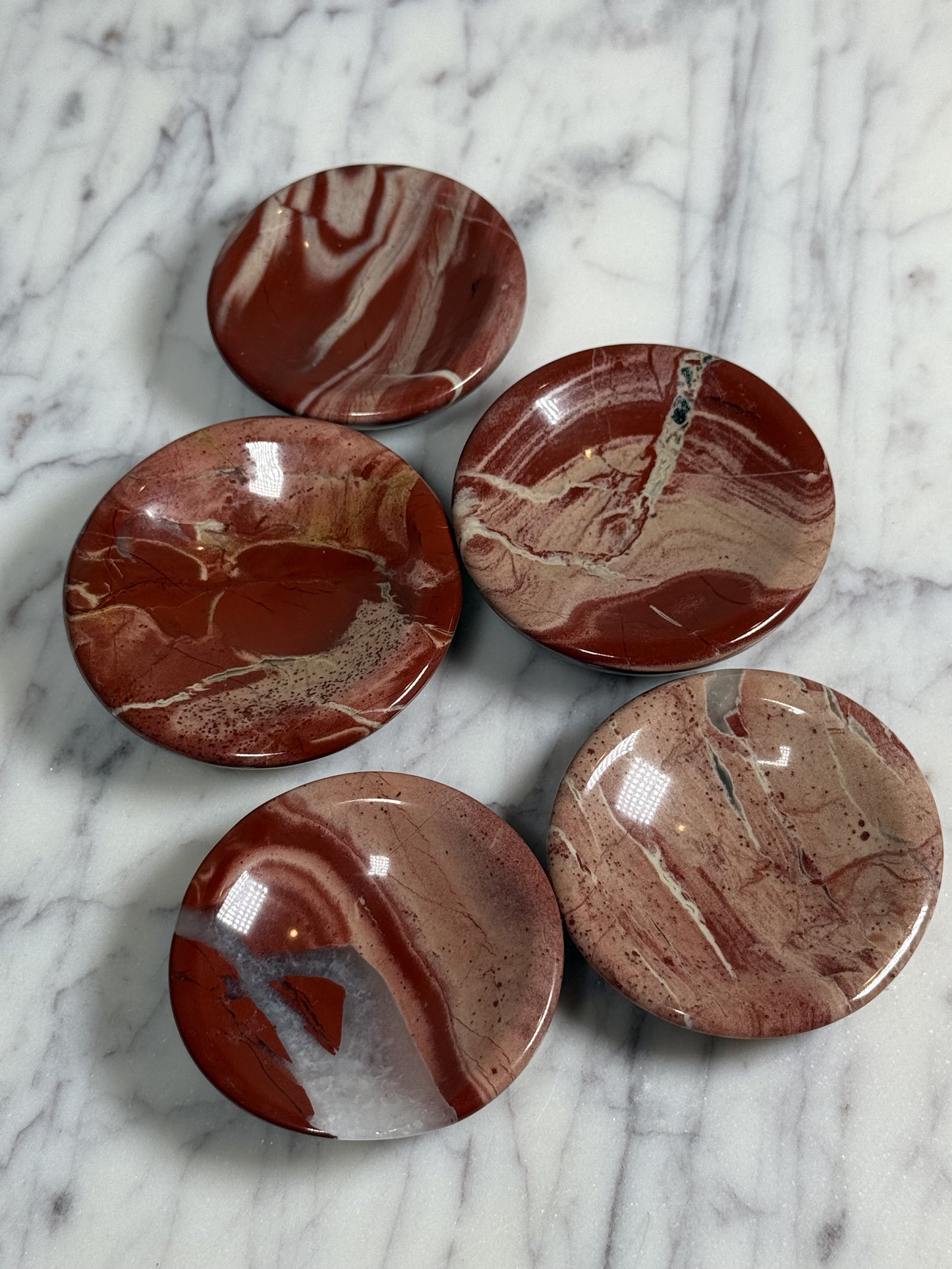 Red Jasper Small Dish / Sphere Holder