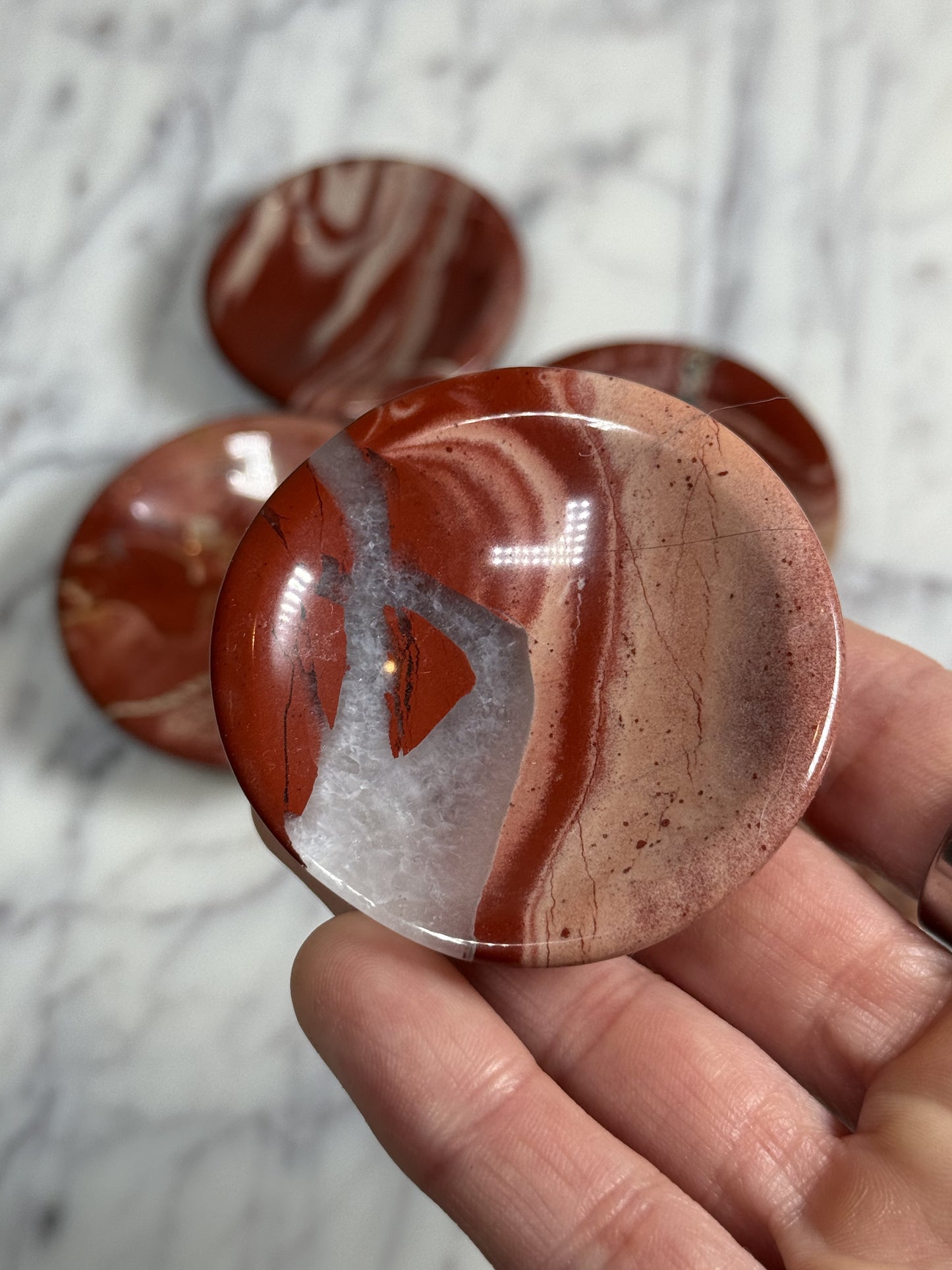 Red Jasper Small Dish / Sphere Holder