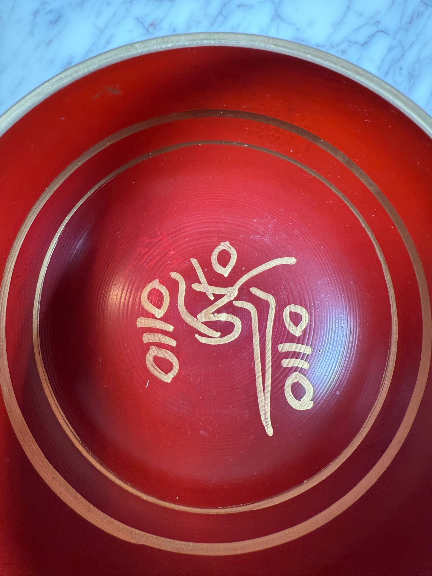 Singing Bowl - Red