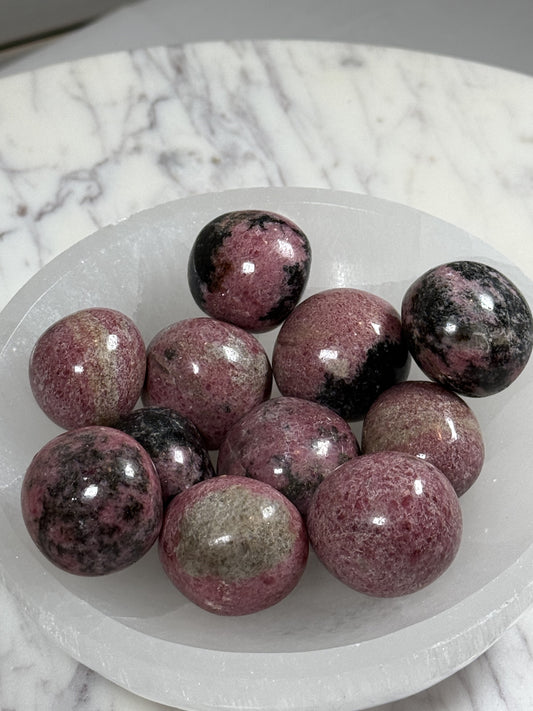 Rhodonite Mini Sphere Shape