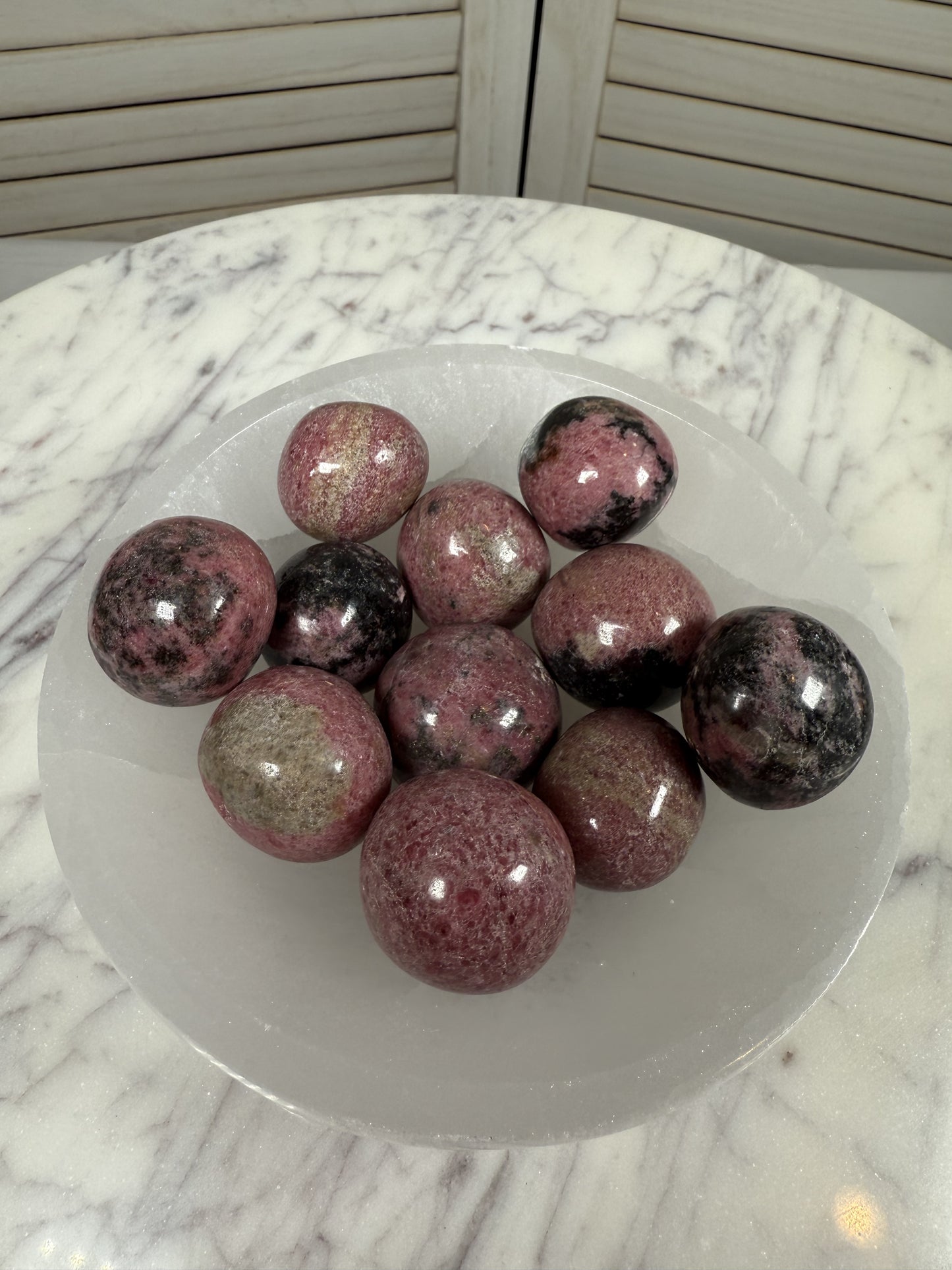 Rhodonite Mini Sphere Shape