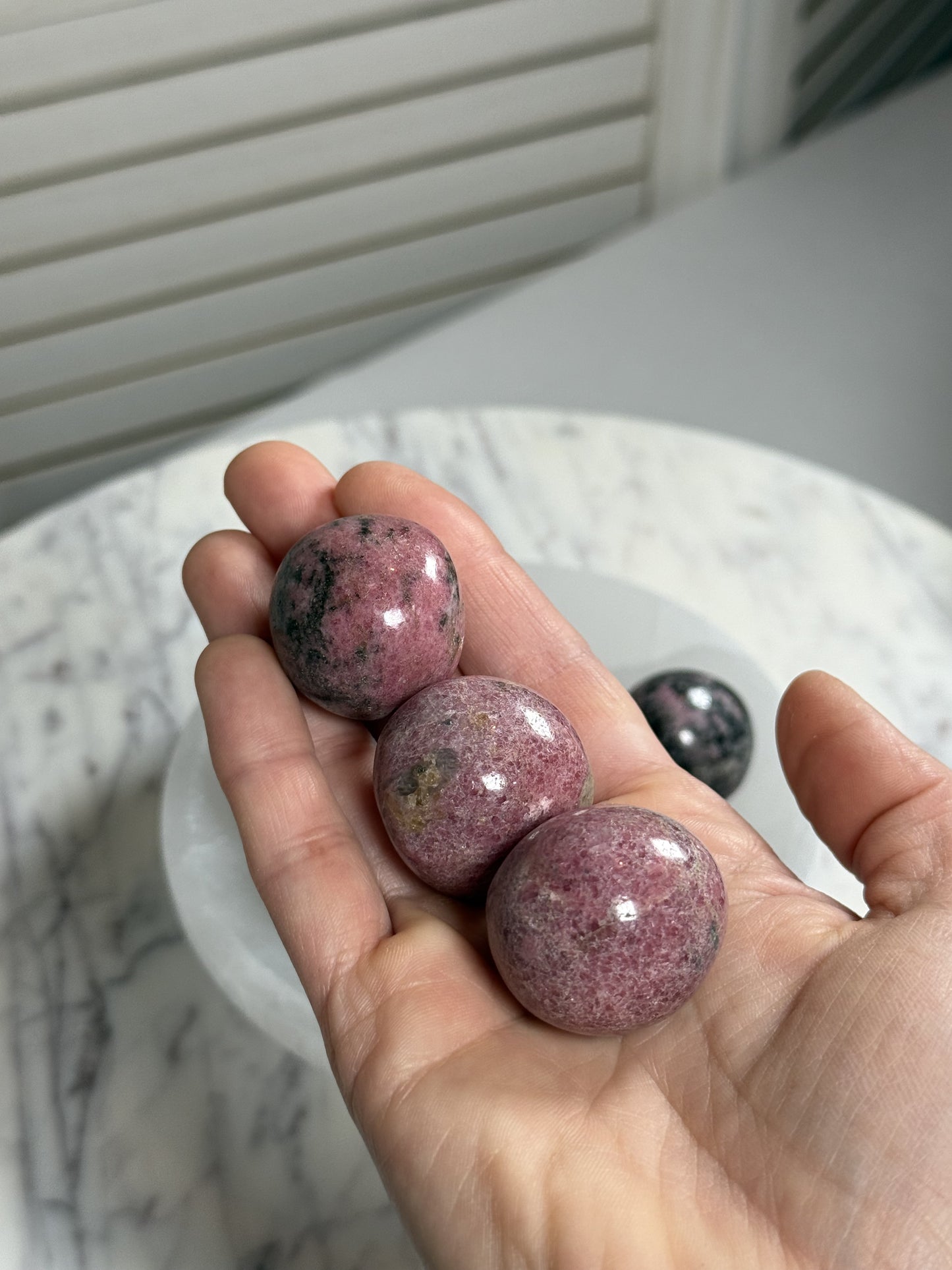 Rhodonite Mini Sphere Shape