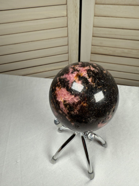 Rhodonite Sphere