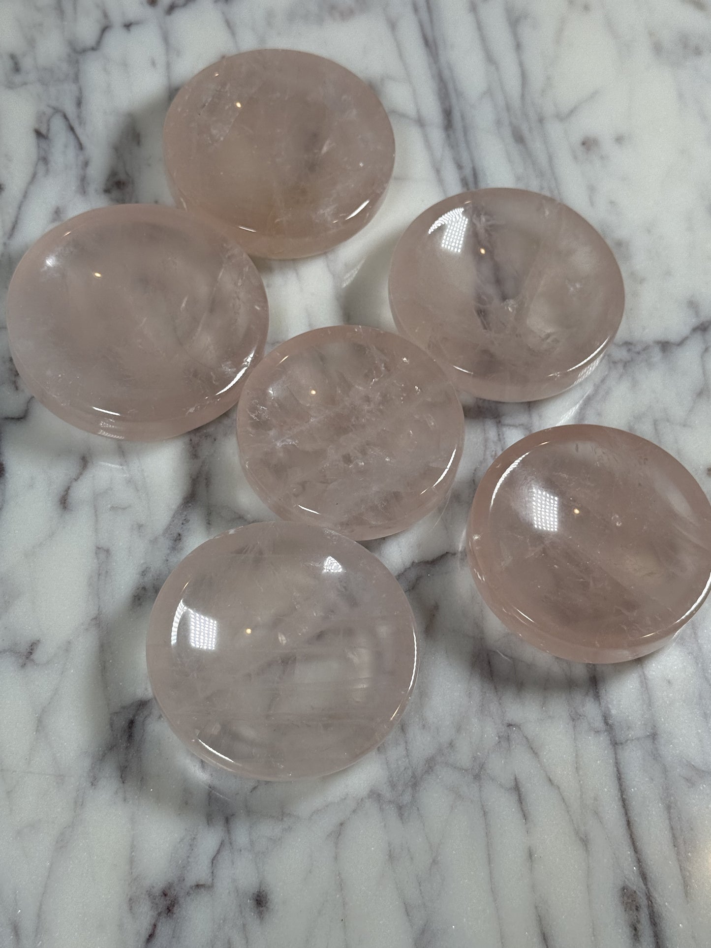 Rose Quartz Small Dish / Sphere Holder