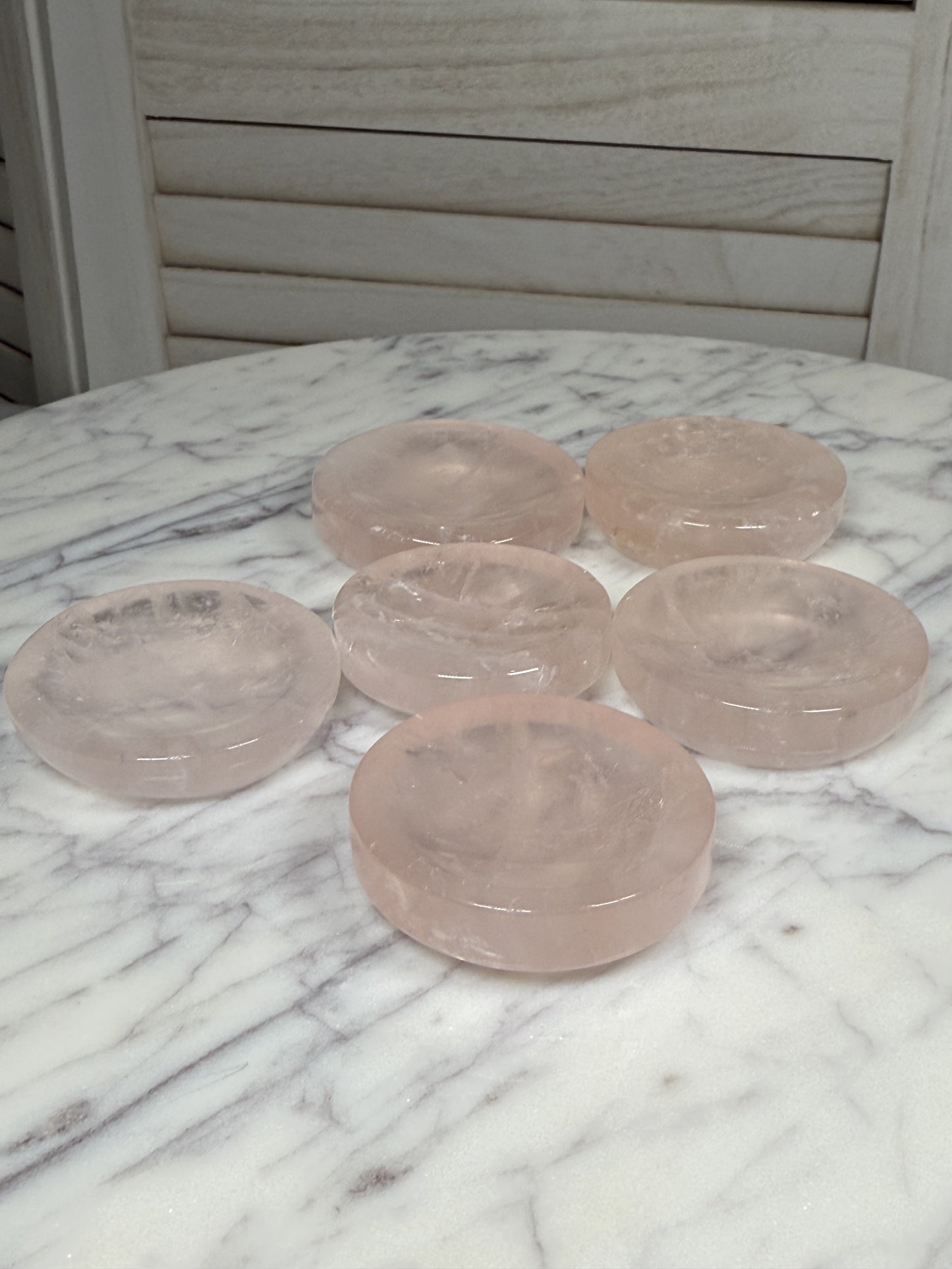 Rose Quartz Small Dish / Sphere Holder