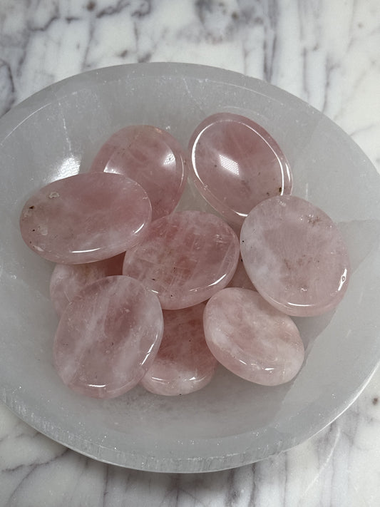 Rose Quartz Worry Stones