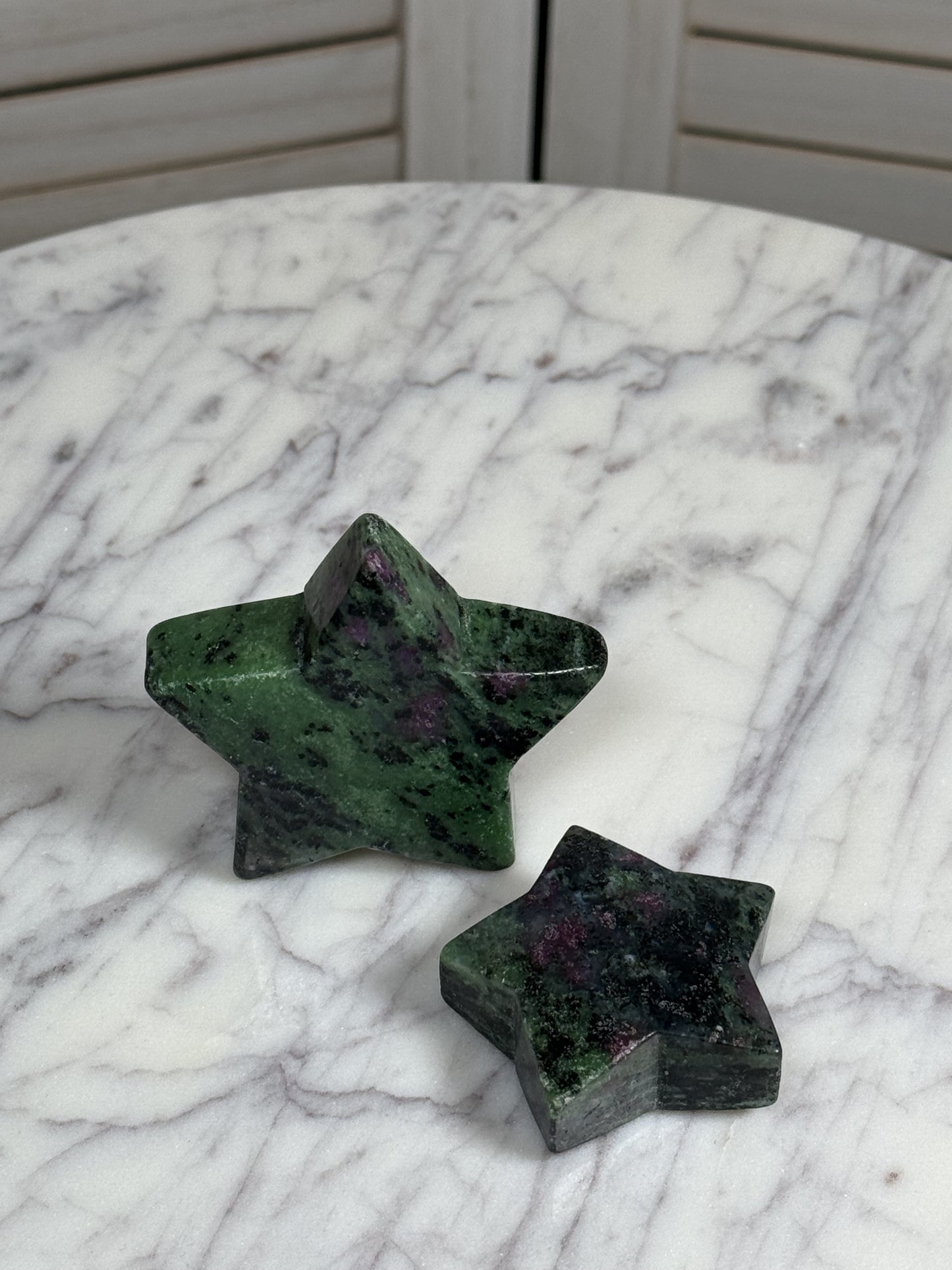Ruby in Zoisite Stars