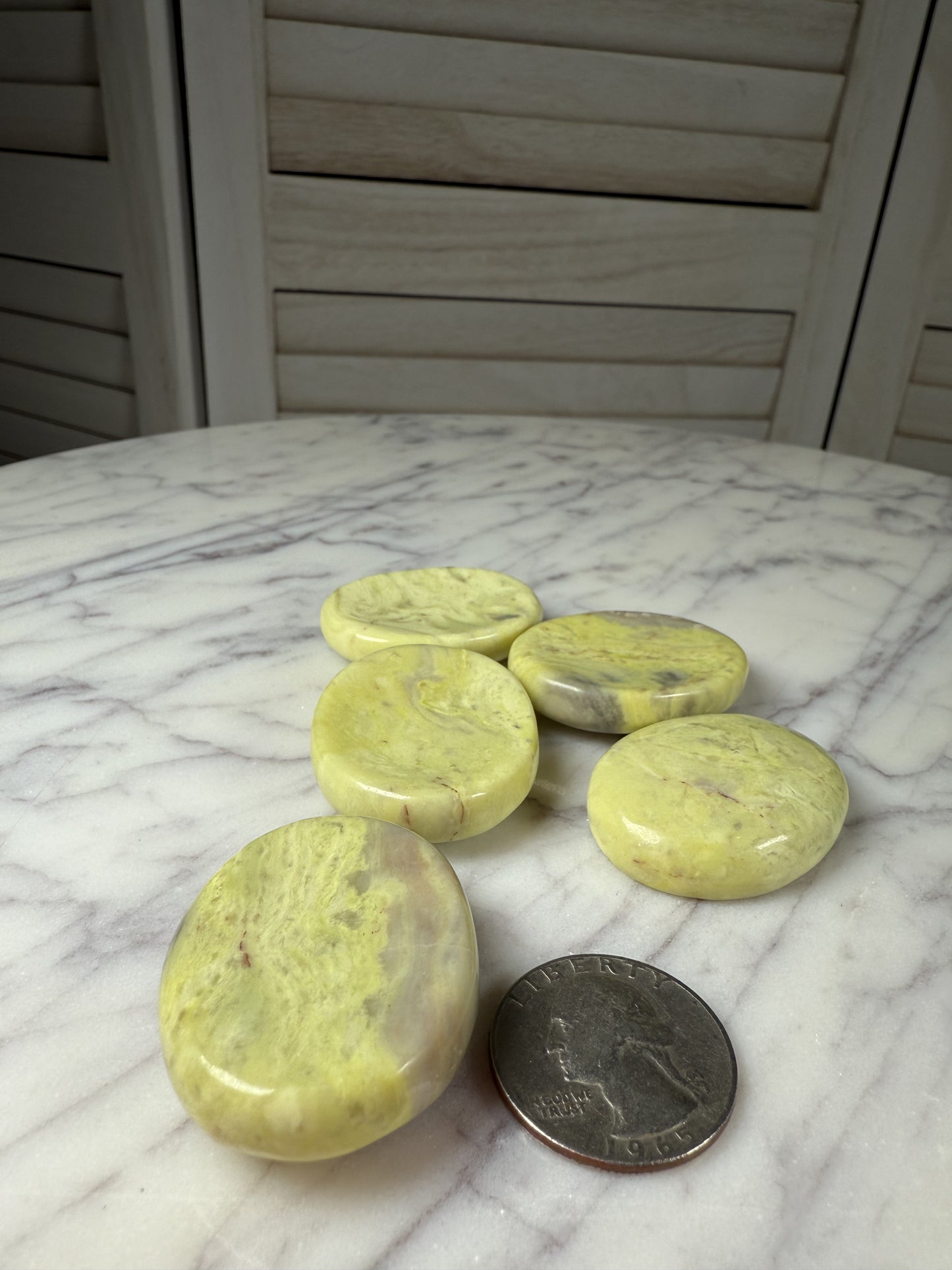 Serpentine Worry Stones
