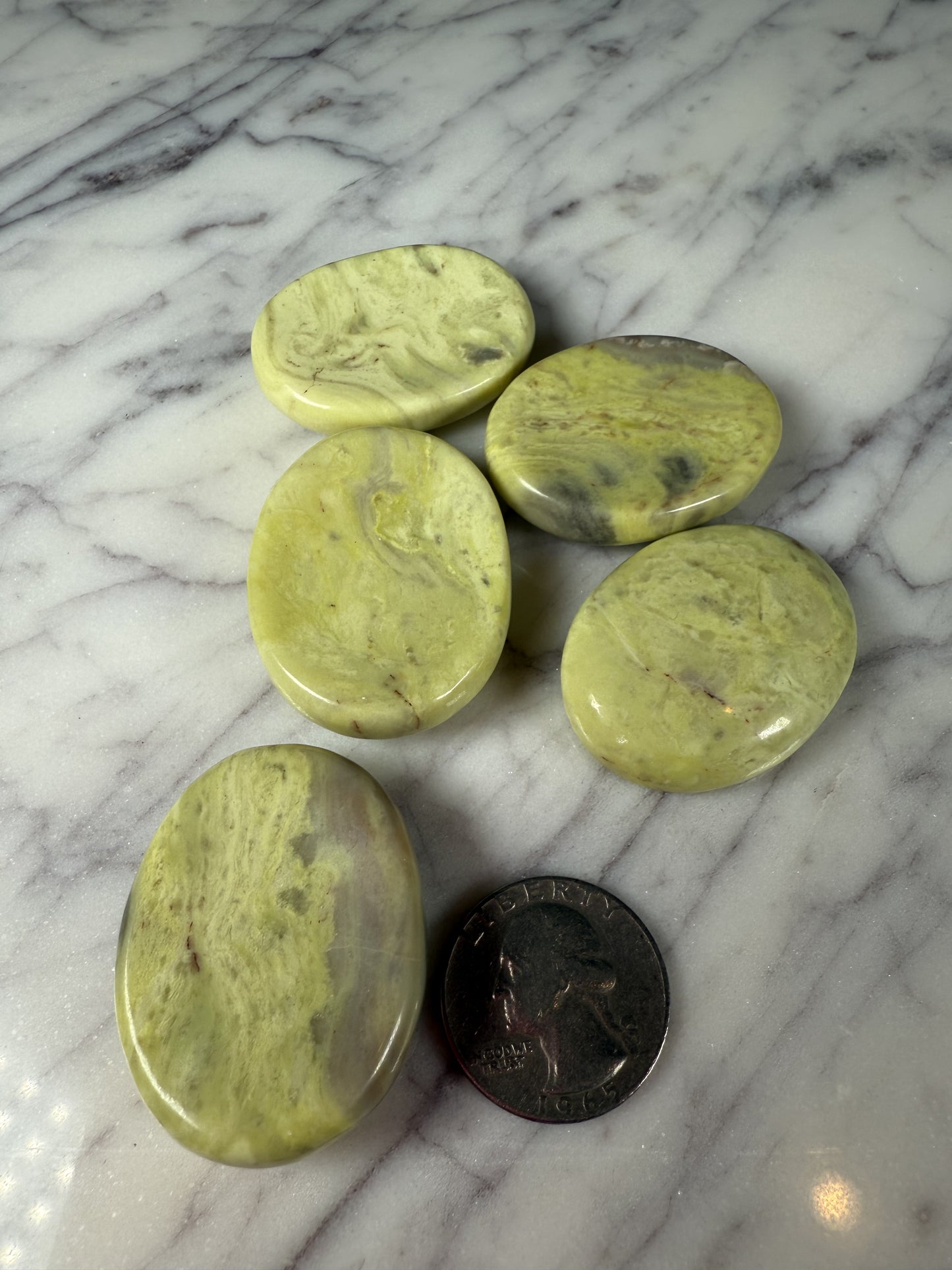 Serpentine Worry Stones