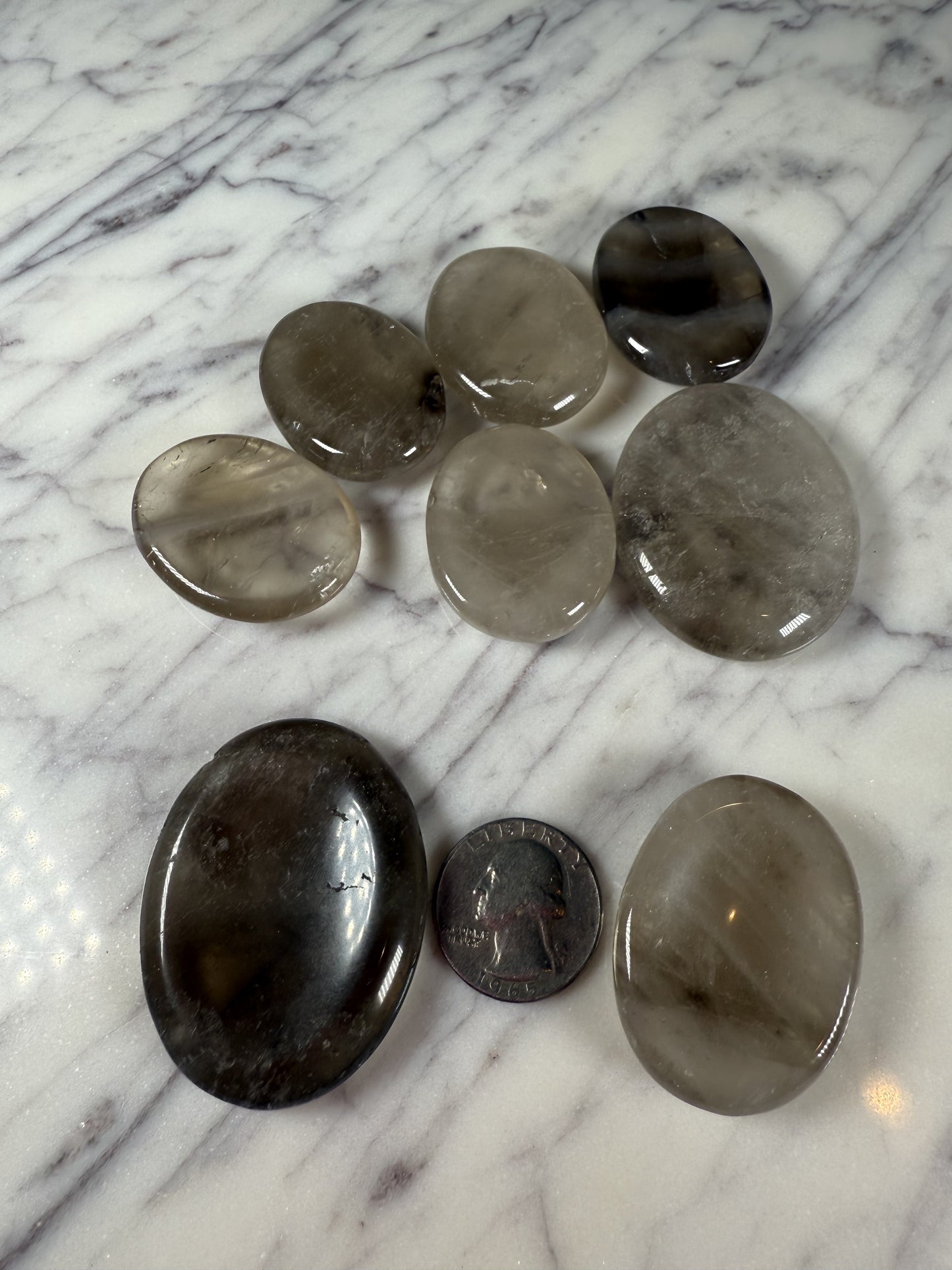 Smoky Quartz Worry Stones