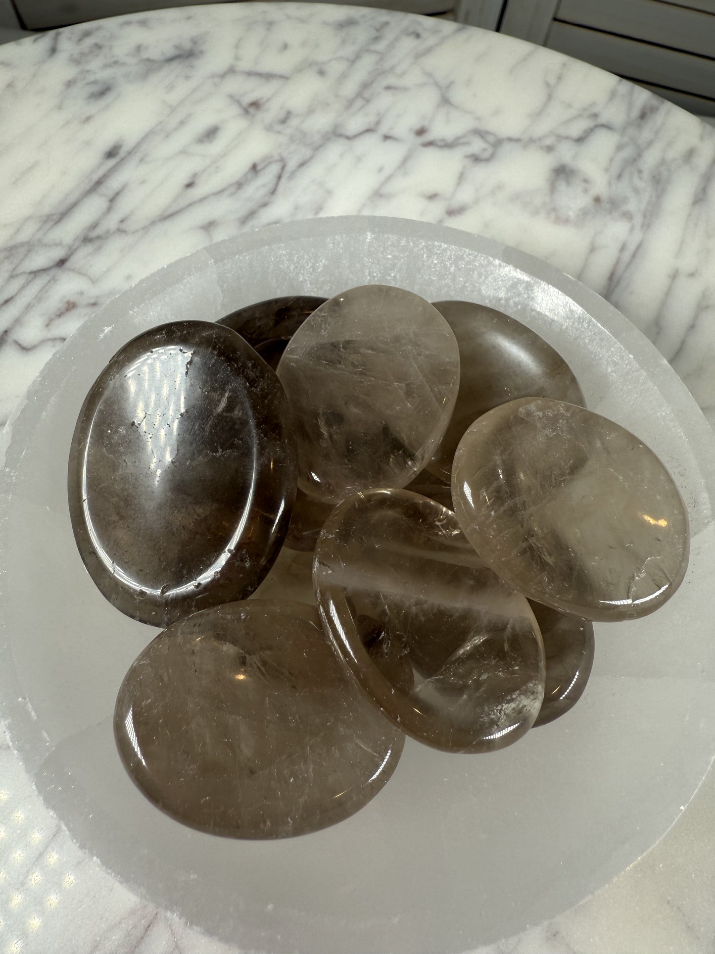 Smoky Quartz Worry Stones
