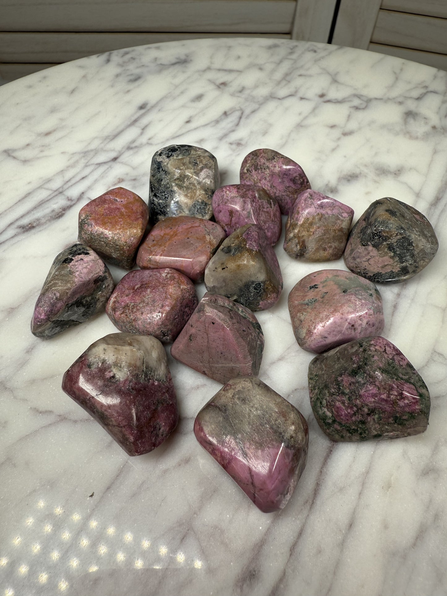 Cobalto Calcite Tumble Stone