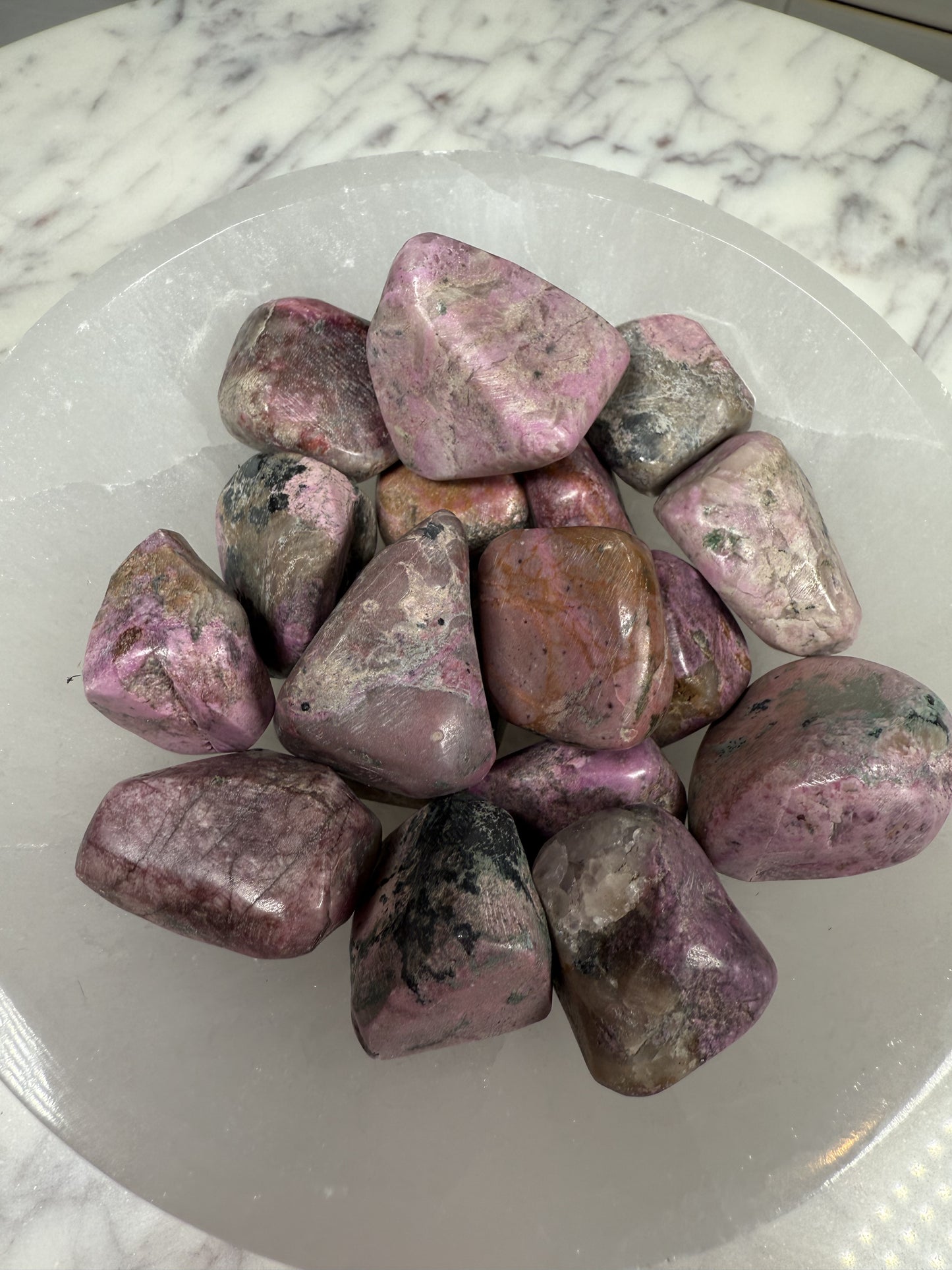 Cobalto Calcite Tumble Stone