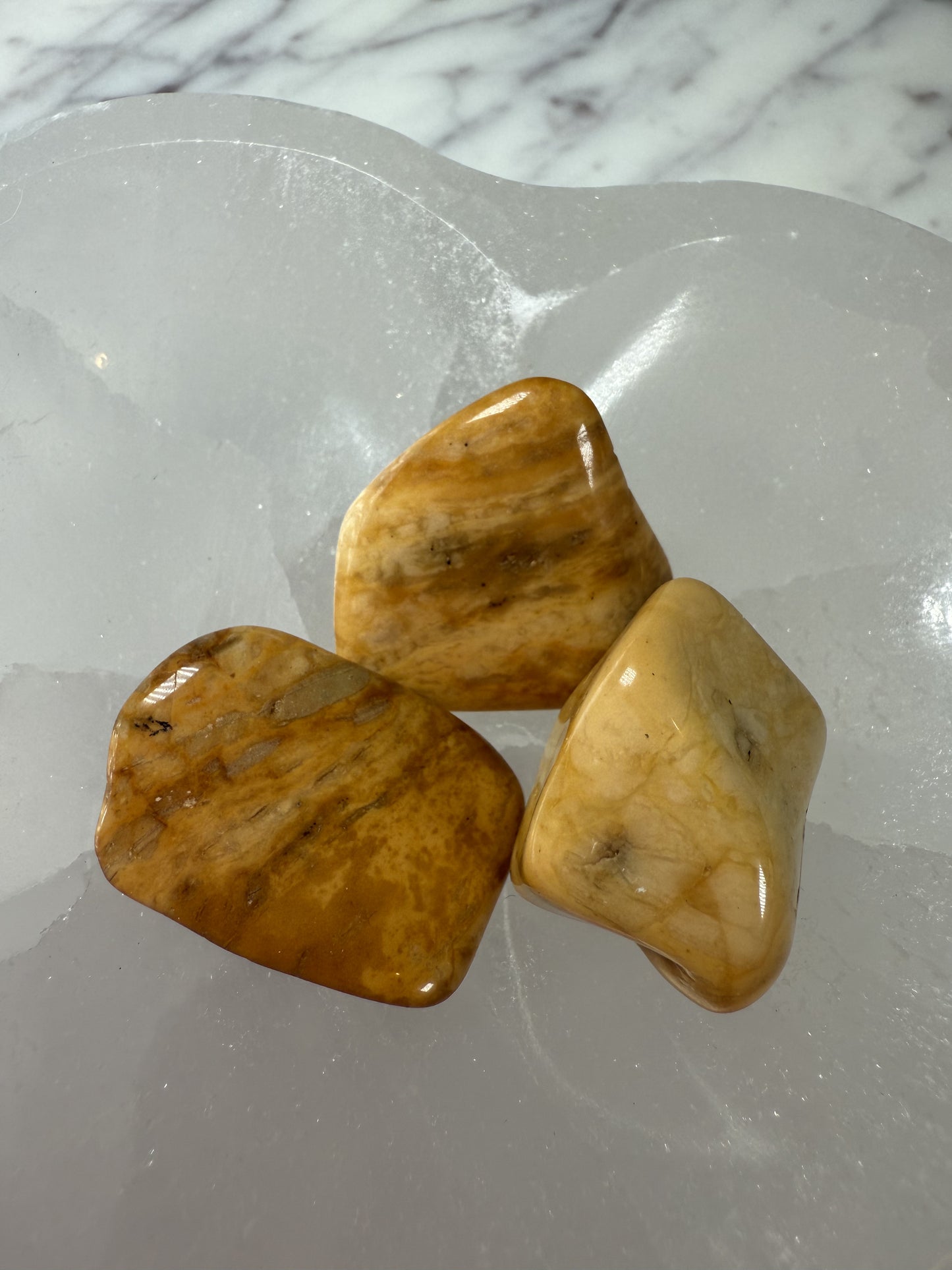 Yellow Jasper Tumble Stone