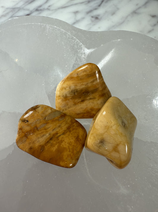 Yellow Jasper Tumble Stone