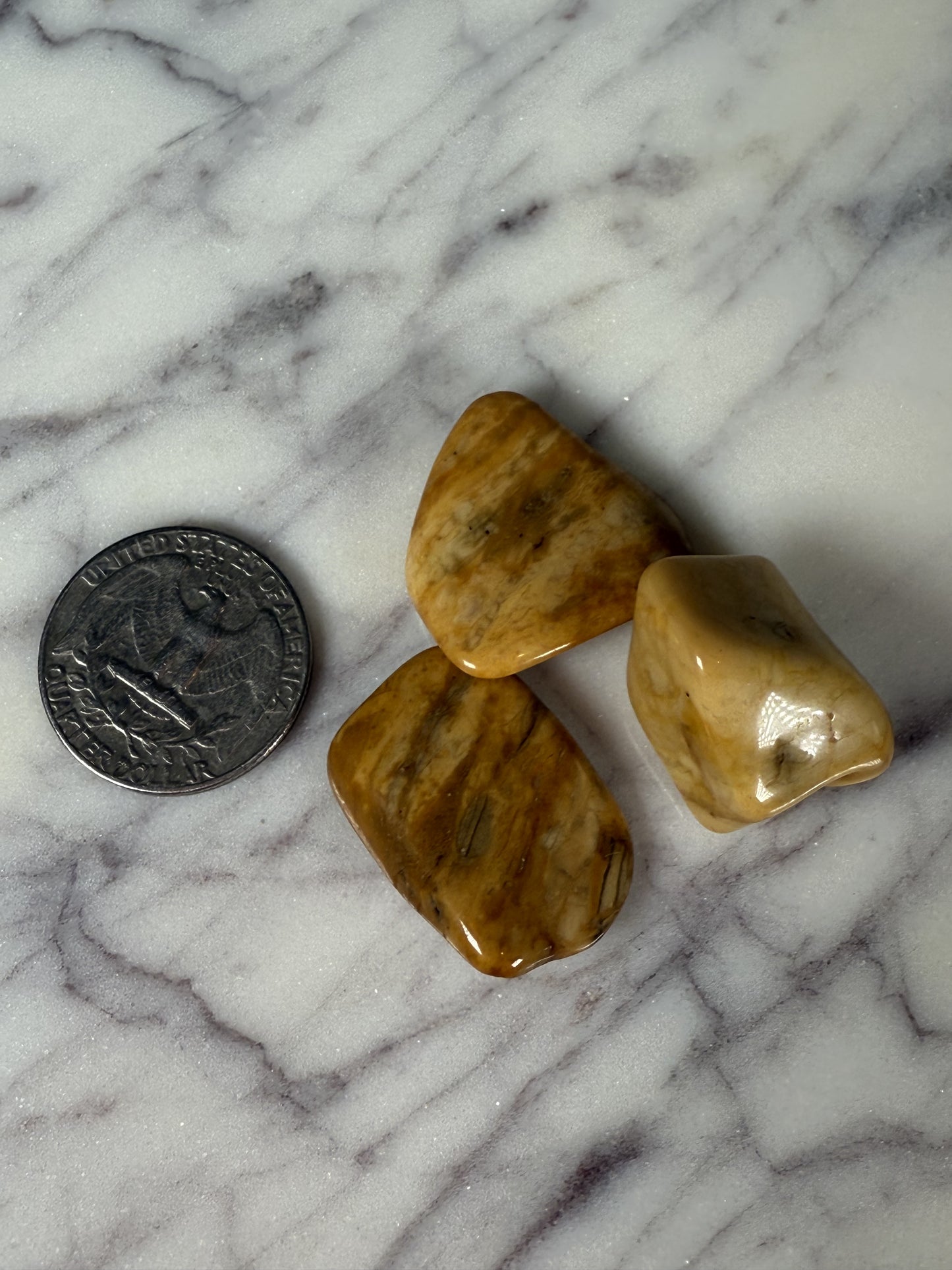 Yellow Jasper Tumble Stone
